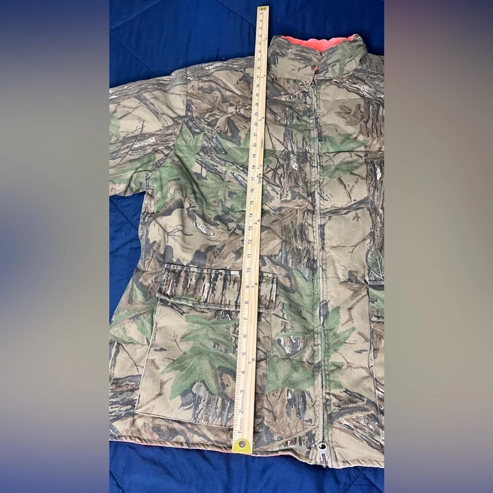 Camouflage Jacket with Orange Lining - Picture 3 of 5
